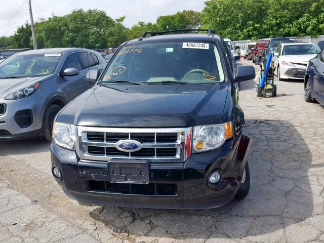 1FMCU0D74AKB30776 - 2010 FORD ESCAPE XLT BLACK photo 9