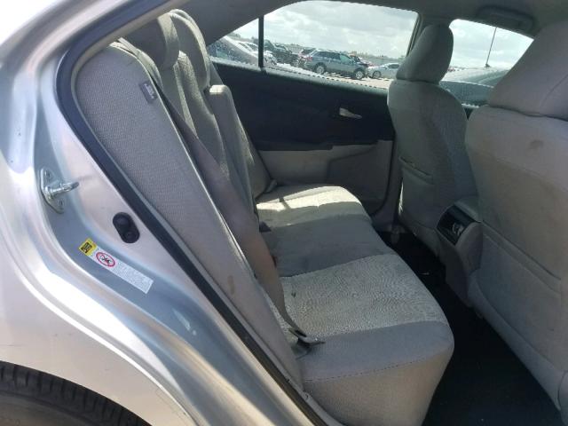 4T1BF1FK9CU114657 - 2012 TOYOTA CAMRY BASE SILVER photo 6