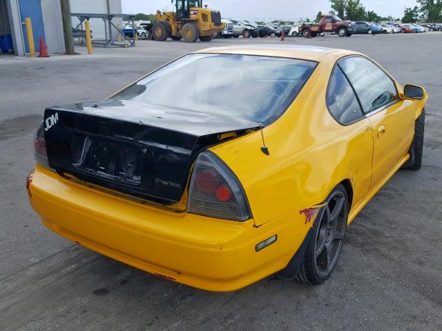 JHMBB2156TC005343 - 1996 HONDA PRELUDE SI YELLOW photo 4