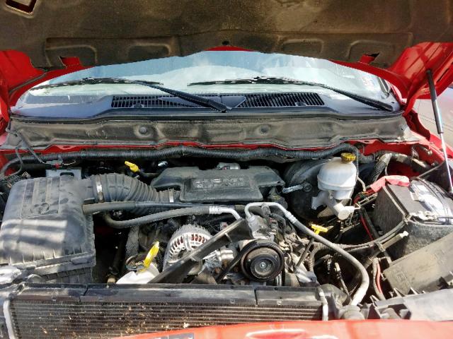 1D7HU18236S672561 - 2006 DODGE RAM 1500 S RED photo 7