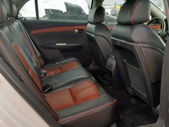 1G1ZK57788F169010 - 2008 CHEVROLET MALIBU LTZ თეთრი ფოტო 6