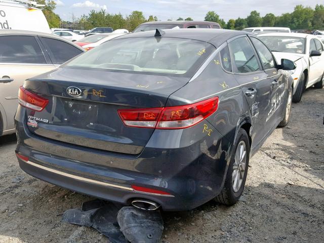 5XXGT4L34GG024362 - 2016 KIA OPTIMA LX BLACK photo 4