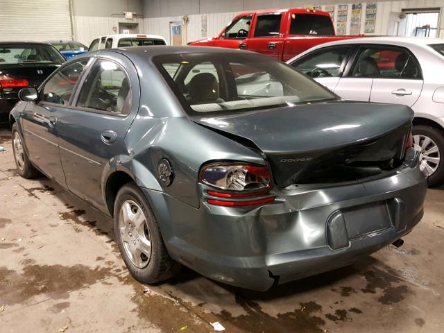 1B3AL46T66N229784 - 2006 DODGE STRATUS SX BLUE photo 3