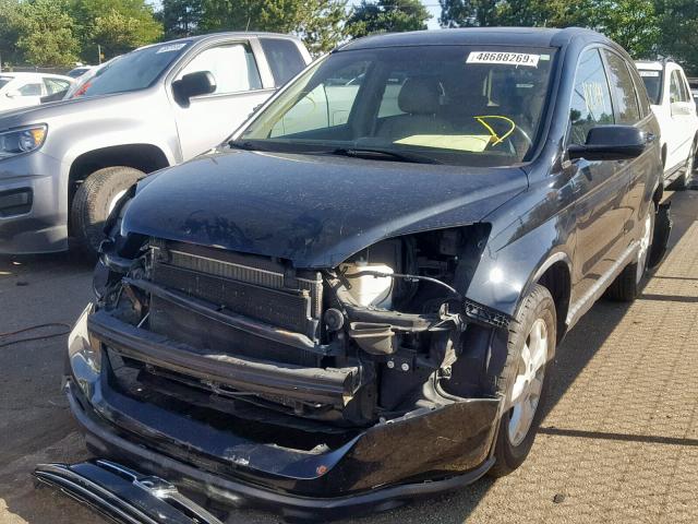 5J6RE48789L018270 - 2009 HONDA CR-V EXL BLACK photo 2