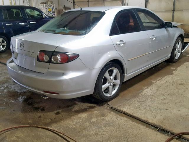 1YVHP80C685M10172 - 2008 MAZDA 6 I SILVER photo 4