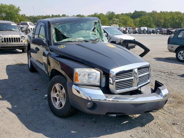 1D7HW42NX5S208602 - 2005 DODGE DAKOTA SLT BLUE photo 1