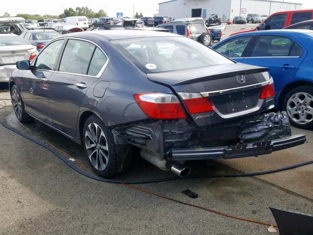 1HGCR2F59FA206777 - 2015 HONDA ACCORD SPO 灰色 照片 3