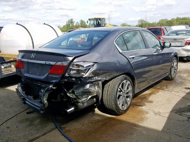 1HGCR2F59FA206777 - 2015 HONDA ACCORD SPO 灰色 照片 4