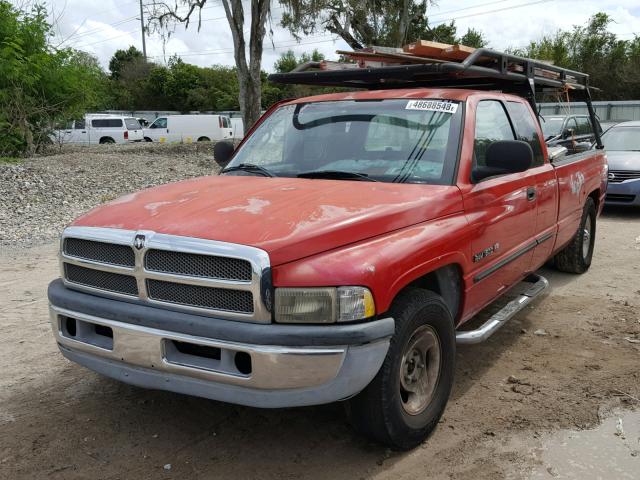 3B7HC13Y01G710675 - 2001 DODGE RAM 1500 RED photo 2