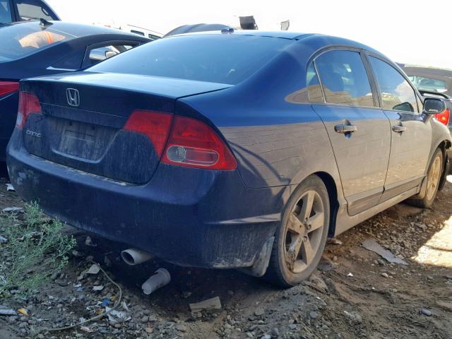 1HGFA16998L004224 - 2008 HONDA CIVIC EXL 蓝色 照片 4