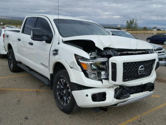 1N6AA1E57HN522633 - 2017 NISSAN TITAN SV WHITE photo 1