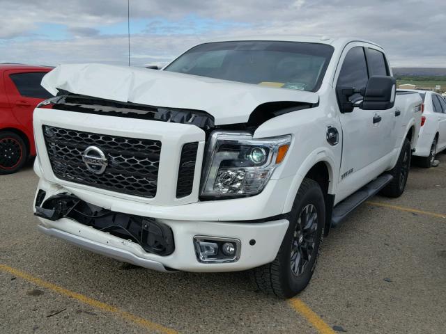 1N6AA1E57HN522633 - 2017 NISSAN TITAN SV WHITE photo 2