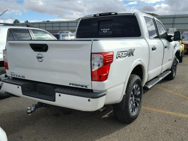 1N6AA1E57HN522633 - 2017 NISSAN TITAN SV WHITE photo 4