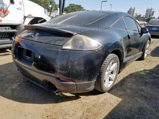 4A3AK24F67E022166 - 2007 MITSUBISHI ECLIPSE GS BLACK photo 4