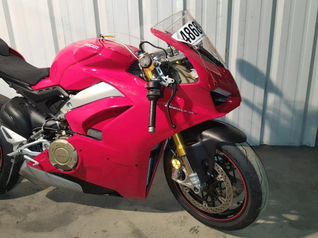 ZDMDAGNW7JB004352 - 2018 DUCATI PANIGALE V RED photo 5