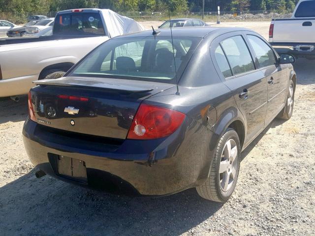 1G1AD5F56A7127202 - 2010 CHEVROLET COBALT 1LT BLACK photo 4