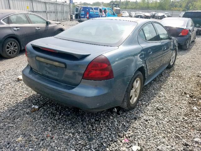 2G2WP552X61146209 - 2006 PONTIAC GRAND PRIX Կապույտ լուսանկար 4