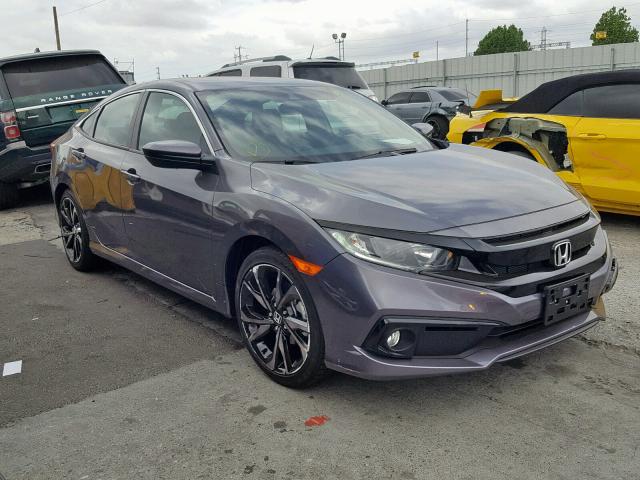 2HGFC2F85KH584096 - 2019 HONDA CIVIC SPOR GRAY photo 1