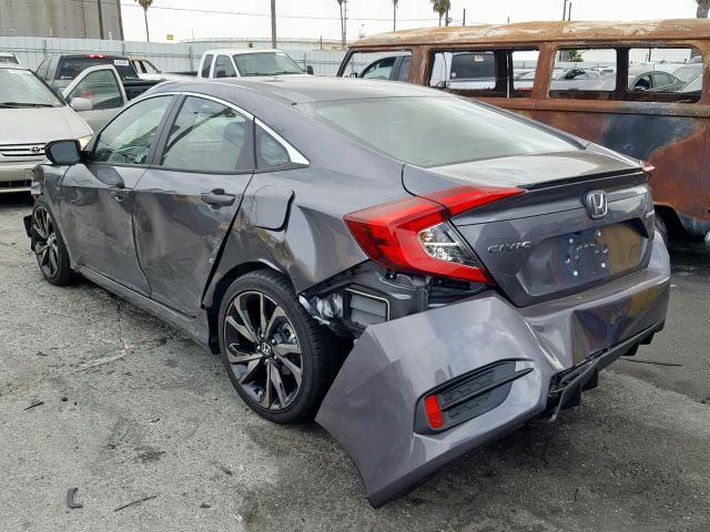 2HGFC2F85KH584096 - 2019 HONDA CIVIC SPOR GRAY photo 3