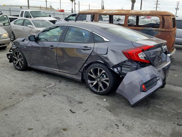 2HGFC2F85KH584096 - 2019 HONDA CIVIC SPOR GRAY photo 9