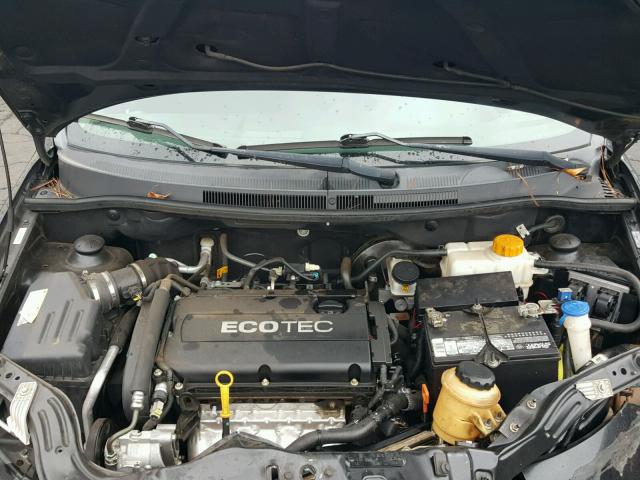 KL1TD5DE4BB200818 - 2011 CHEVROLET AVEO LS BLACK photo 7