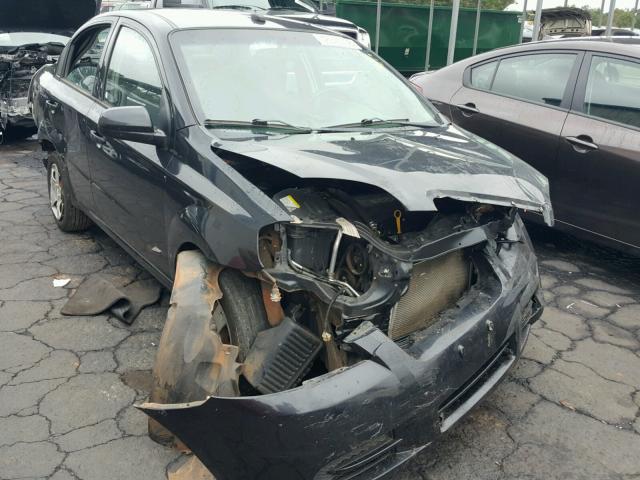 KL1TD5DE4BB200818 - 2011 CHEVROLET AVEO LS BLACK photo 9