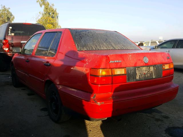 3VWRB81H4WM265317 - 1998 VOLKSWAGEN JETTA GL RED photo 3