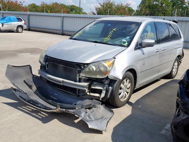 5FNRL38478B068817 - 2008 HONDA ODYSSEY EX SILVER photo 2