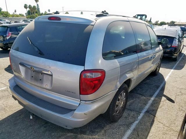 2C4GP64L55R474203 - 2005 CHRYSLER TOWN & COU SILVER photo 4