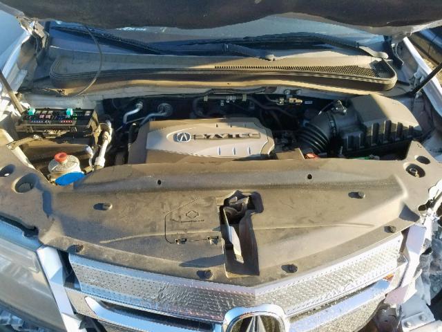 2HNYD285X7H522265 - 2007 ACURA MDX SPORT GRAY photo 7