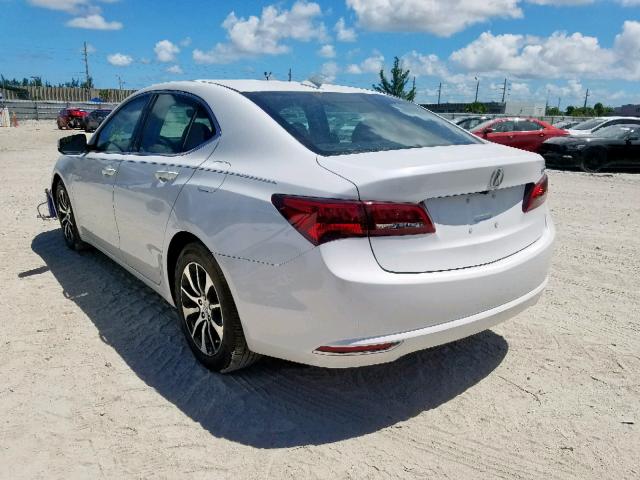 19UUB1F53GA013805 - 2016 ACURA TLX TECH WHITE photo 3
