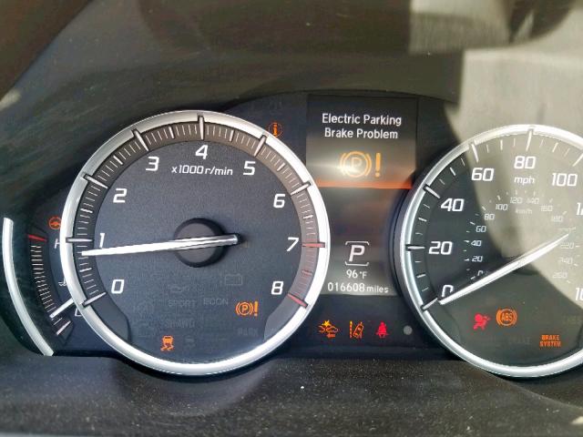 19UUB1F53GA013805 - 2016 ACURA TLX TECH WHITE photo 8