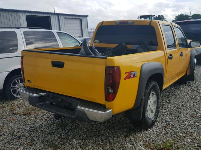 1GCDS136358103357 - 2005 CHEVROLET COLORADO YELLOW photo 4