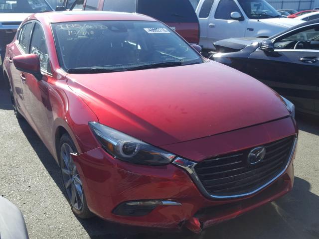 3MZBN1M37JM174762 - 2018 MAZDA 3 GRAND TO RED photo 1