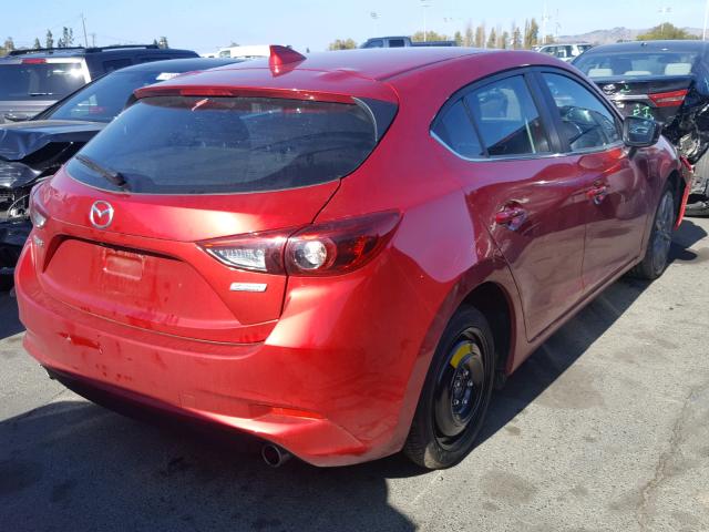 3MZBN1M37JM174762 - 2018 MAZDA 3 GRAND TO RED photo 4