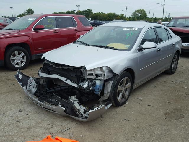 1G1ZC5E03CF192058 - 2012 CHEVROLET MALIBU 1LT SILVER photo 2