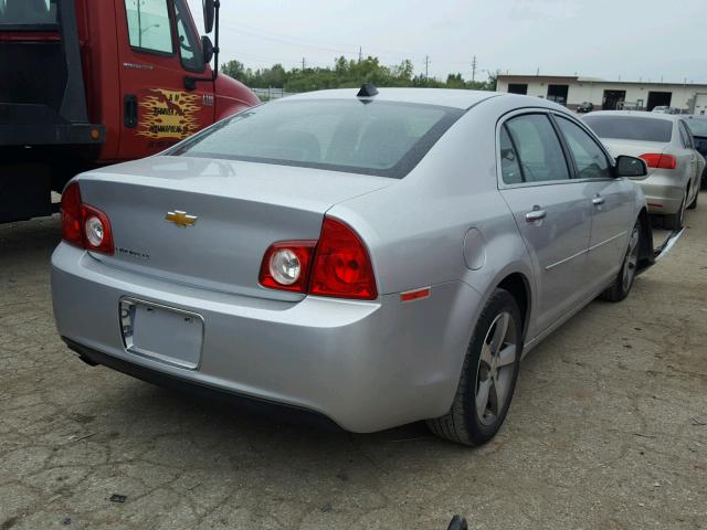 1G1ZC5E03CF192058 - 2012 CHEVROLET MALIBU 1LT SILVER photo 4