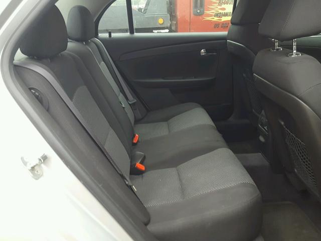 1G1ZC5E03CF192058 - 2012 CHEVROLET MALIBU 1LT SILVER photo 6