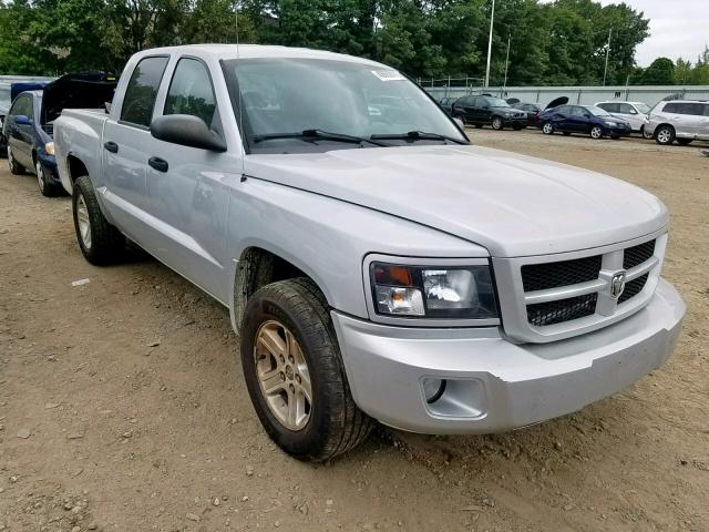 1D7RW3GKXBS661594 - 2011 DODGE DAKOTA SLT SILVER photo 1