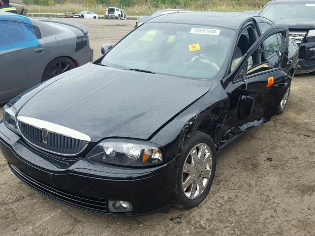 1LNHM87A24Y602843 - 2004 LINCOLN LS BLACK photo 2