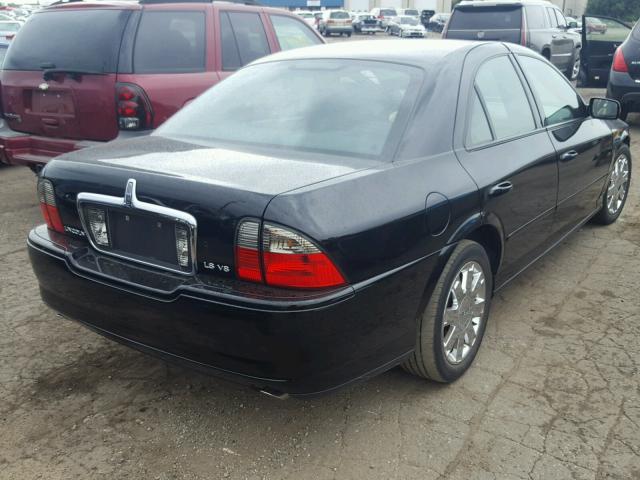 1LNHM87A24Y602843 - 2004 LINCOLN LS BLACK photo 4