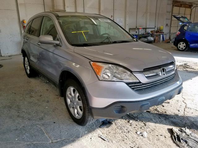 JHLRE38717C051742 - 2007 HONDA CR-V EXL SILVER photo 1