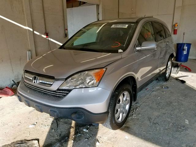 JHLRE38717C051742 - 2007 HONDA CR-V EXL SILVER photo 2