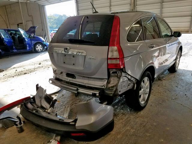 JHLRE38717C051742 - 2007 HONDA CR-V EXL SILVER photo 4