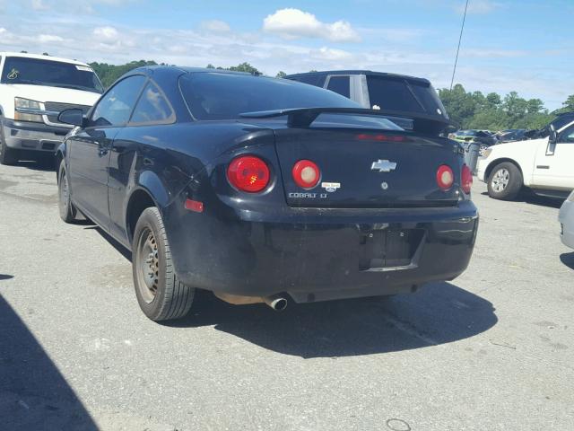 1G1AL15FX67755518 - 2006 CHEVROLET COBALT LT BLACK photo 3