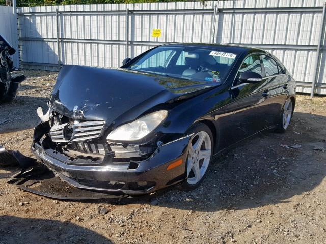 WDDDJ72X07A089533 - 2007 MERCEDES-BENZ CLS 550 BLACK photo 2