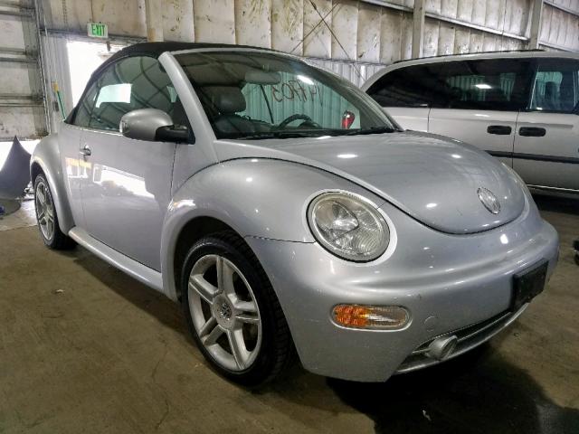 3VWCD31Y74M335893 - 2004 VOLKSWAGEN NEW BEETLE 银色 照片 1