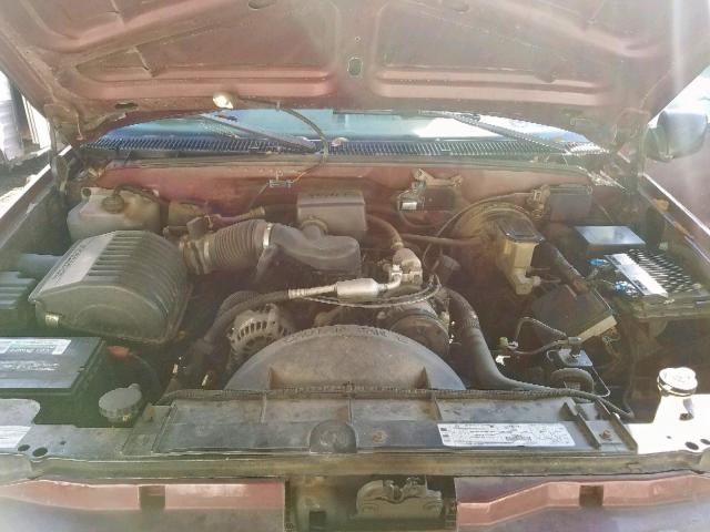 1GTEC19M4WE508153 - 1998 GMC SIERRA C15 MAROON photo 7