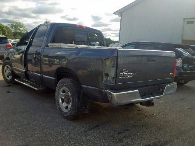 3D7KA28D83G861151 - 2003 DODGE RAM 2500 S GRAY photo 3