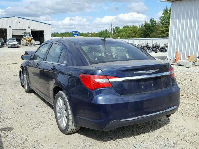 1C3CCBBB1DN763494 - 2013 CHRYSLER 200 TOURIN BLUE photo 3